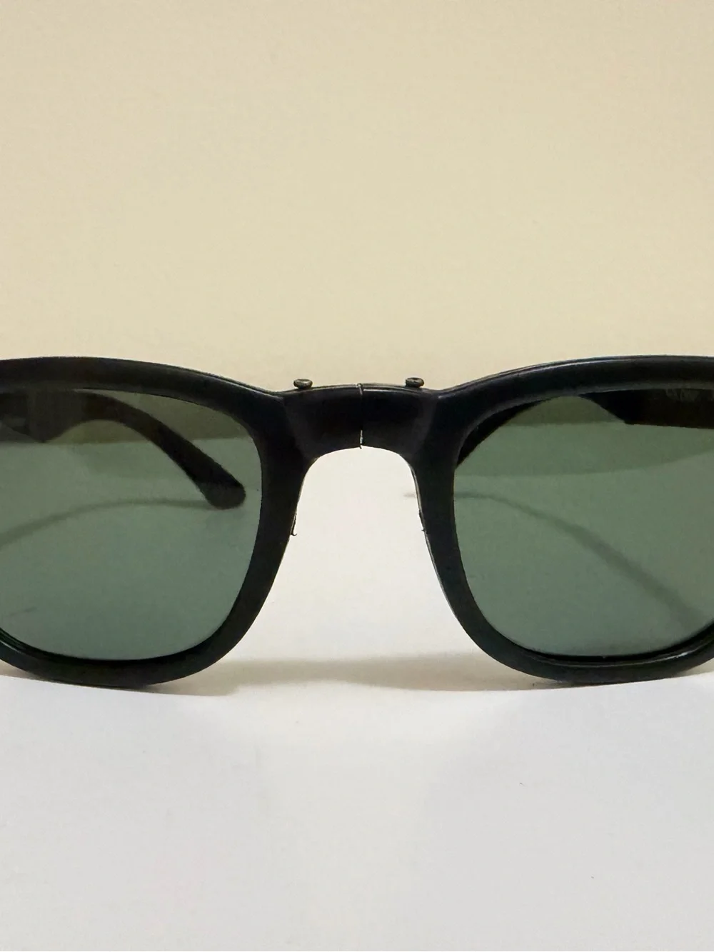 Ray Ban Bausch Lomb Vintage Sunglasses Wayfarer Folding Black Matte